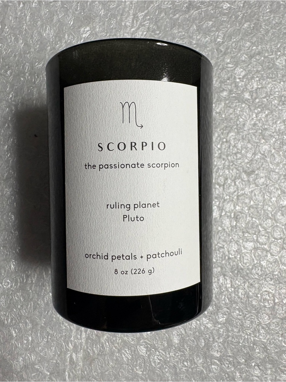 Threshold Scorpio Zodiac candle